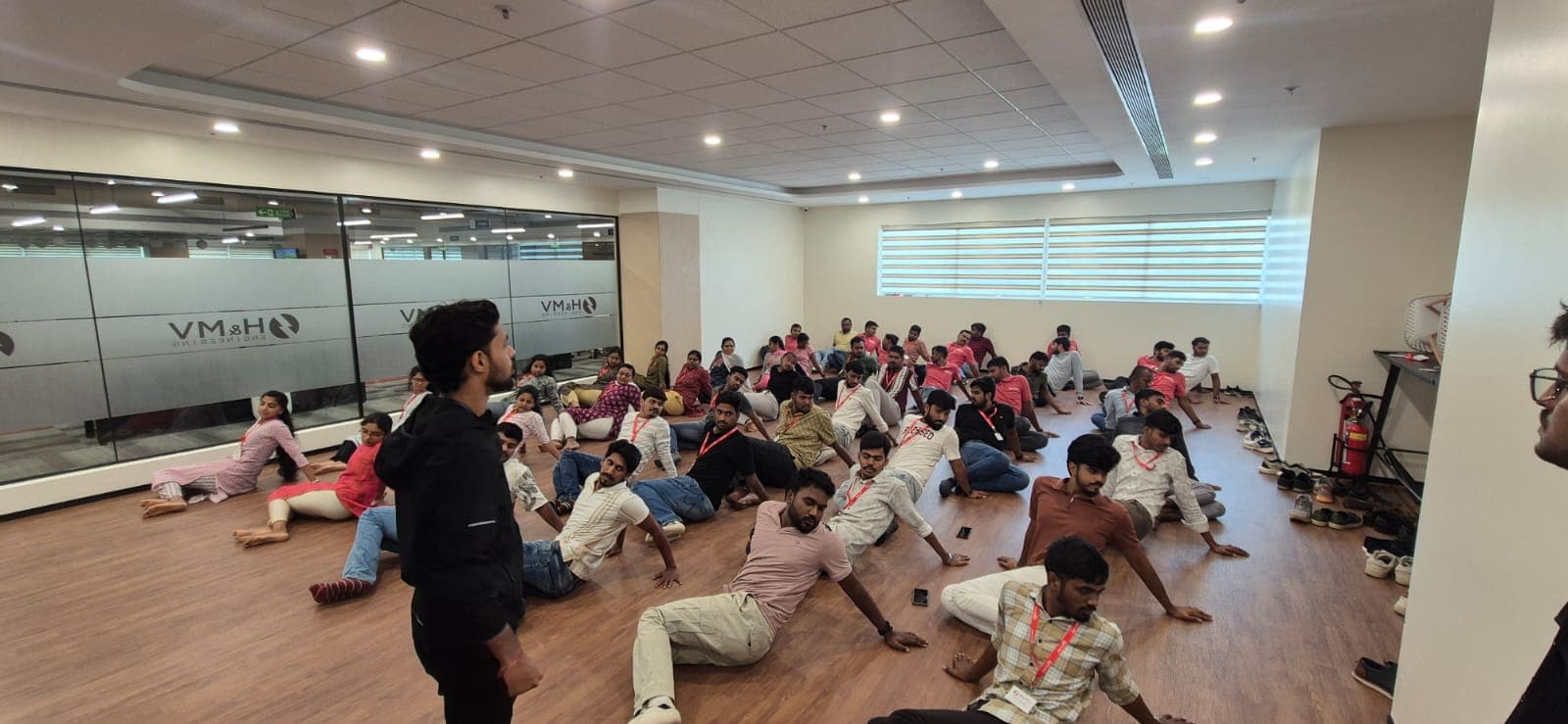 Yoga session at SÕM Studio Bangalore